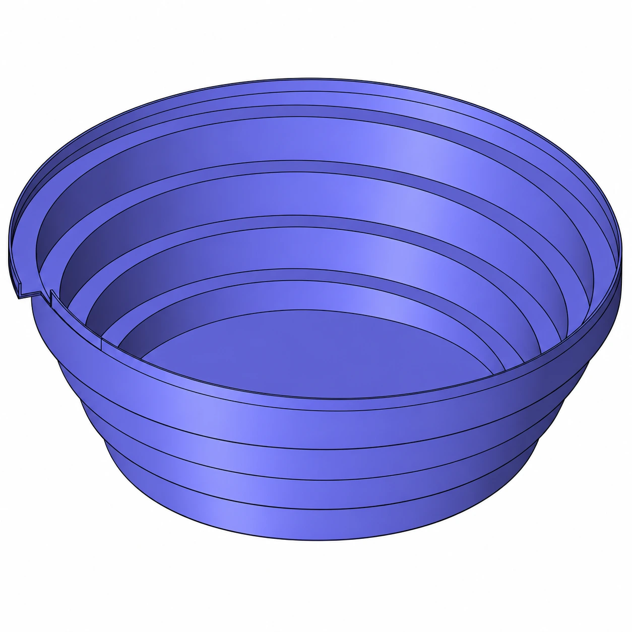 Stepped feeder bowls — catalogue-based illustration
