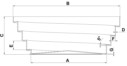 CK bowl sectional drawing